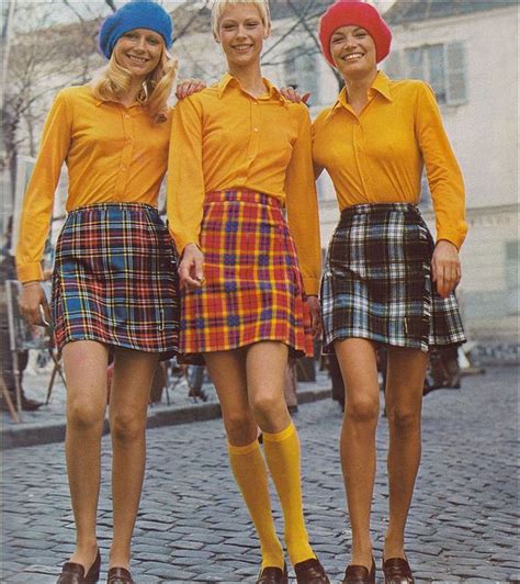 mini skirts from the 70s